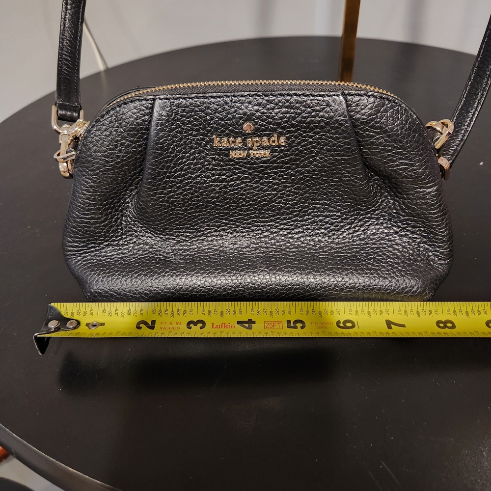 Kate Spade Black Pebbled Leather Crossbody Bag - Picture 6 of 8